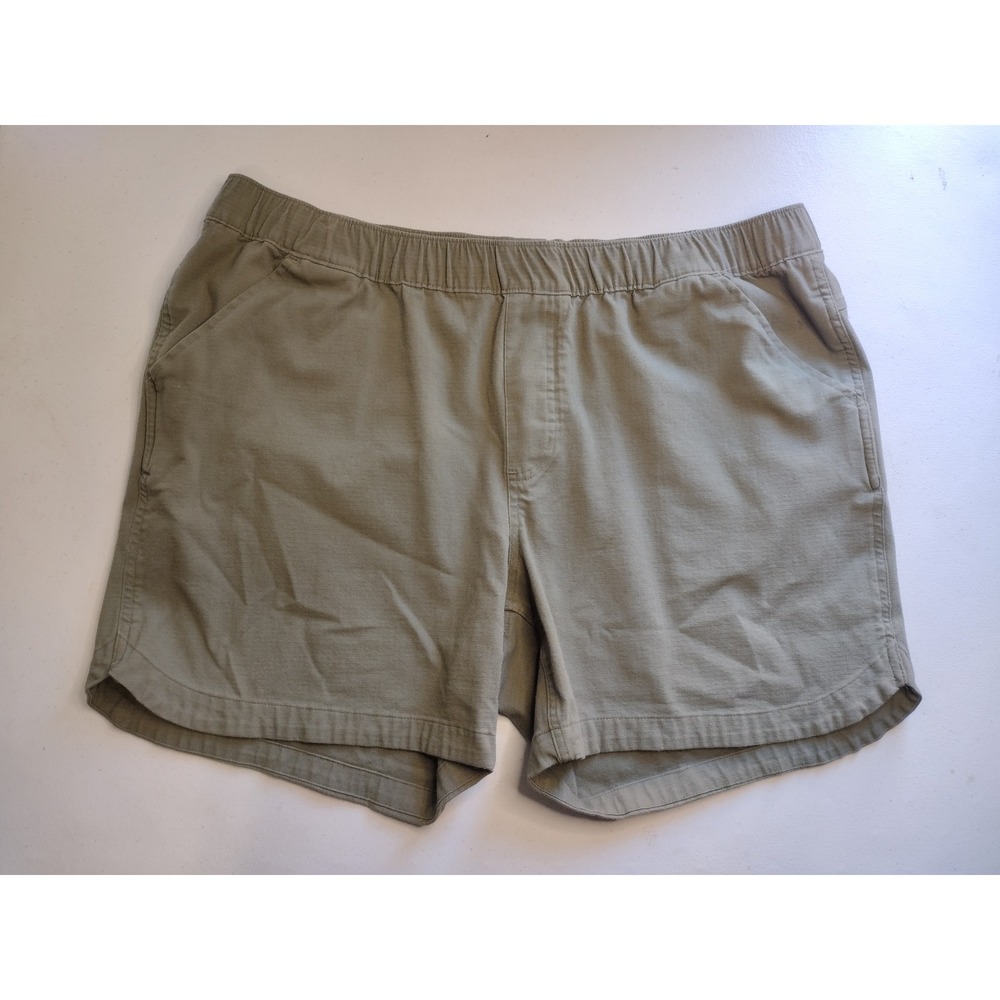Carhartt Relaxed Fit Work Force Shorts Olive Green Elastic Waist Women's XL